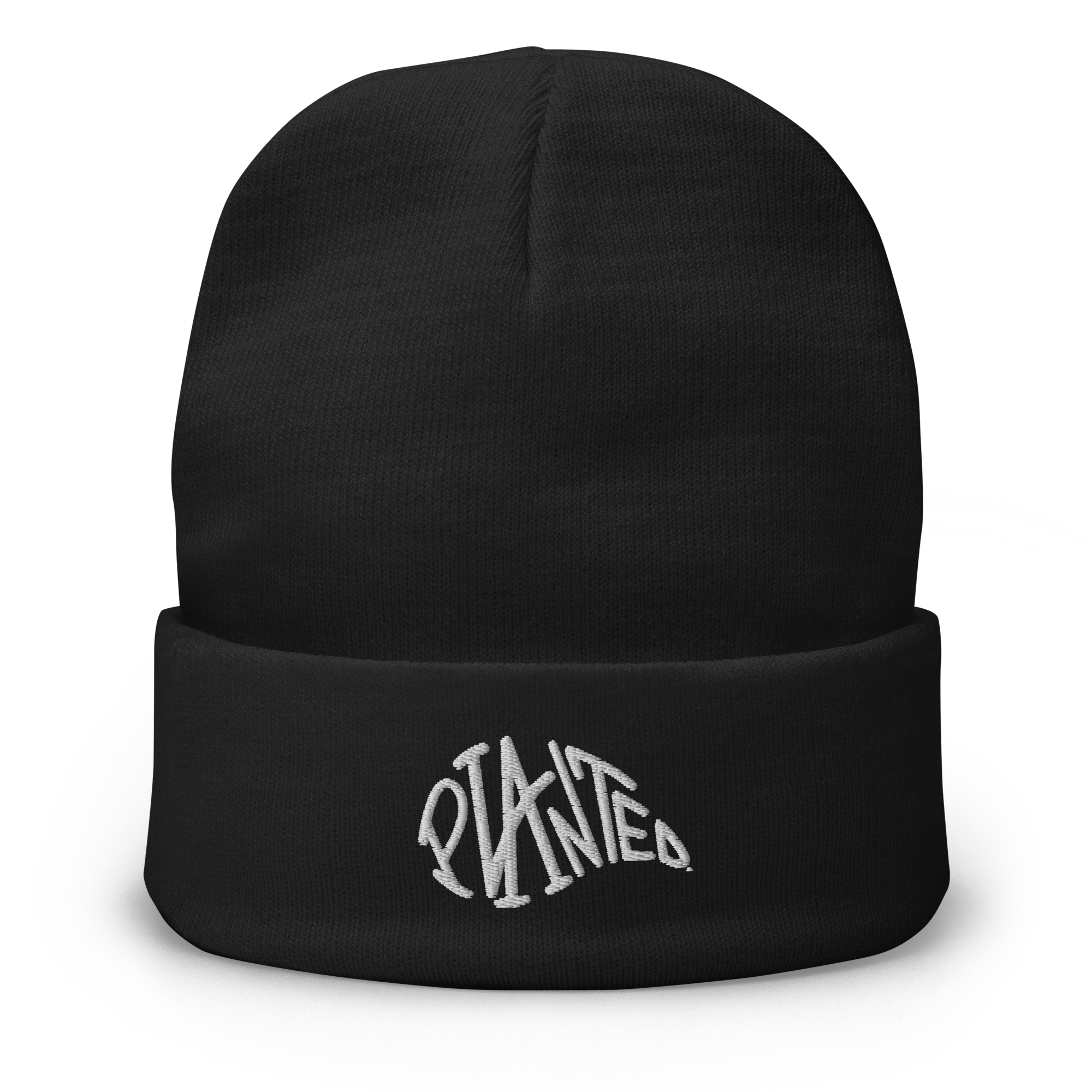 embroidered beanie