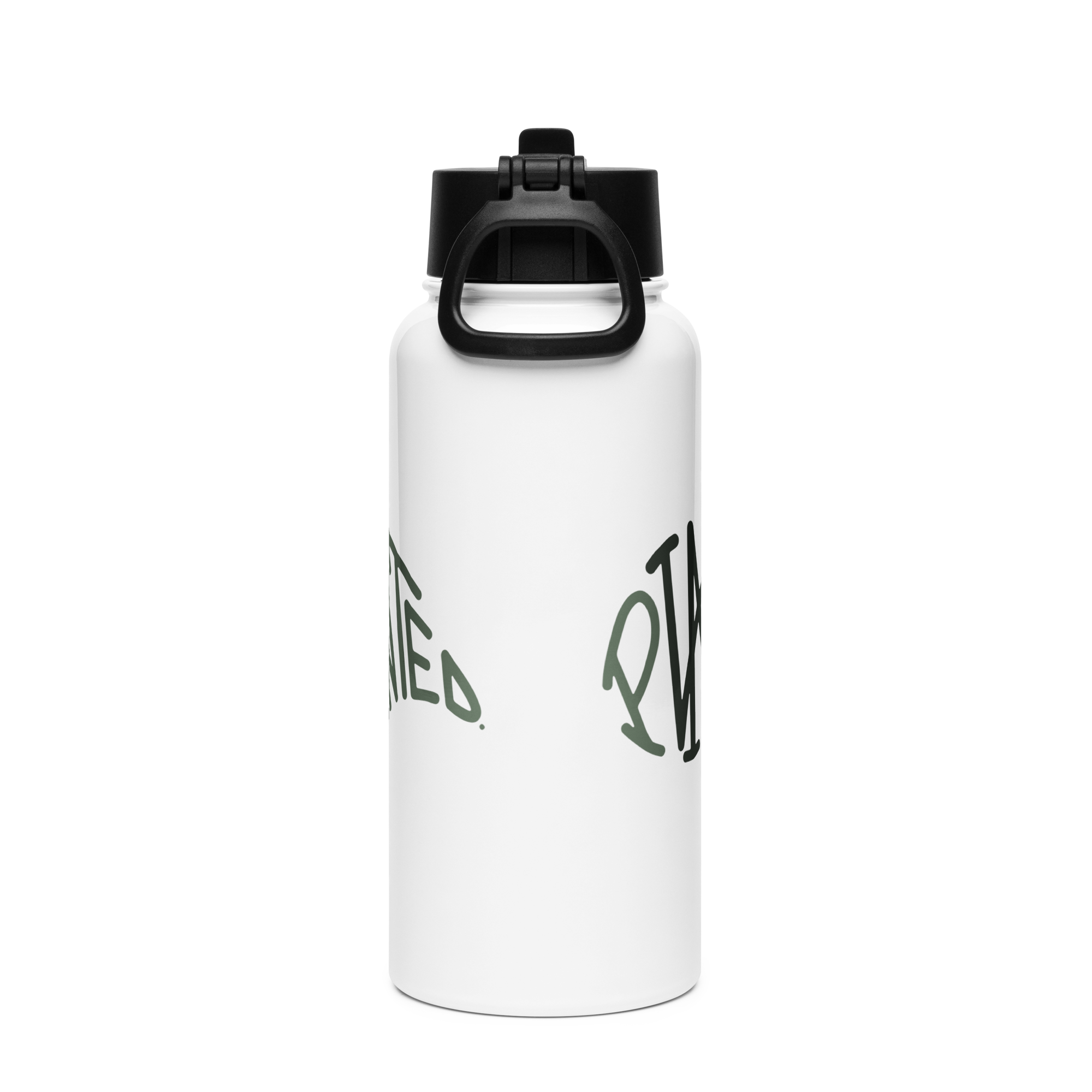 planted stainless steel water bottle